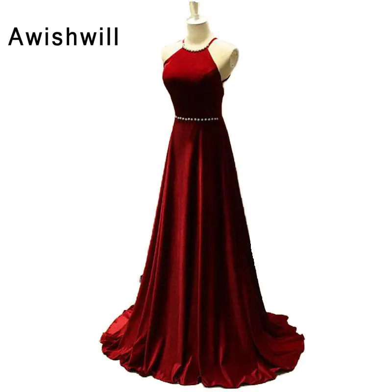 New Cheap Open Back Crystal Beads A-line Backless Sleeveless Floor Length Red Color Party Formal Sexy Evening Dress Long
New Cheap Open Back Crystal Beads A-line Backless Sleeveless Floor Length Red Color Party Formal Sexy Evening Dress Long