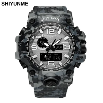 Camouflage Military Sports Digital-watch Men's G Style Waterproof Shock Army Watch LED Chronograph Watches Men Relogio Masculino
Camouflage Military Sports Digital-watch Men's G Style Waterproof Shock Army Watch LED Chronograph Watches Men Relogio Masculino