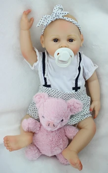 43cm Reborn silicone Babies Newborn 17inch handmade stylish no hair adorable Children Birthday bonecas Xmas Gift play house toys
43cm Reborn silicone Babies Newborn 17inch handmade stylish no hair adorable Children Birthday bonecas Xmas Gift play house toys
