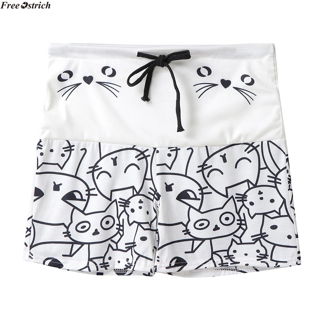 FREE OSTRICH Women's trend casual new cute fashion shorts cat prints drawstring wide leg loose comfortable college wind shorts
FREE OSTRICH Women's trend casual new cute fashion shorts cat prints drawstring wide leg loose comfortable college wind shorts
