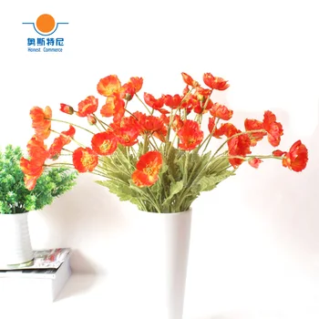 5pcs artificial flower bouquets orange red color artificial corn poppy flowers bouquets&Papaver rhoeas&Coquelicot bunches
5pcs artificial flower bouquets orange red color artificial corn poppy flowers bouquets&Papaver rhoeas&Coquelicot bunches