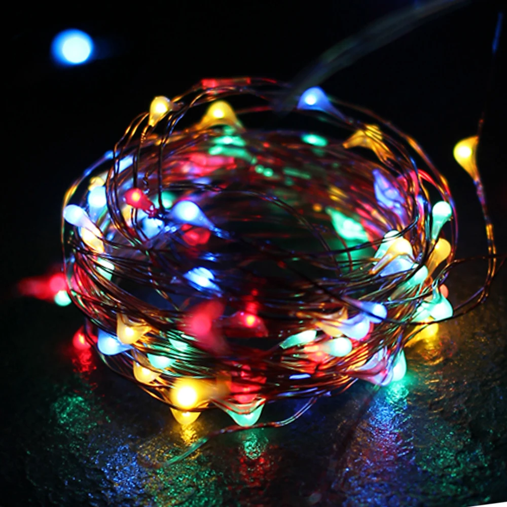 Сказочная гирлянда 10 м 100 светодиодов/20 200 светодиодов|light garland|string lights garlandscopper wire