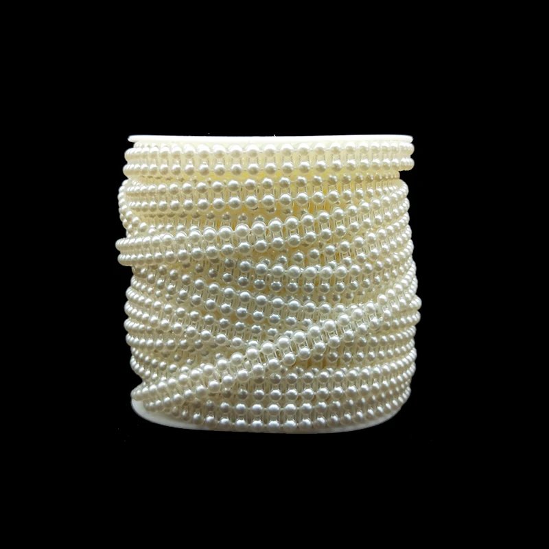 5 Yards Half Pearl Beads 4mm Two Rows Round Beads Diy Crafts Supplies Decoration Wedding Accessories Bridal Dresses Jewelry
5 Yards Half Pearl Beads 4mm Two Rows Round Beads Diy Crafts Supplies Decoration Wedding Accessories Bridal Dresses Jewelry
