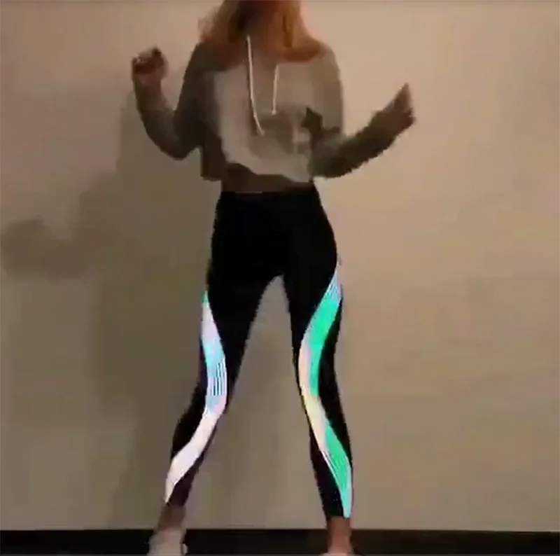 Charmed Side Laser Stripe Women's Dance High Waist Leggins Deporte Mujer Push Up Skinny Ankle-Length Elasticity Trouser wy*
Charmed Side Laser Stripe Women's Dance High Waist Leggins Deporte Mujer Push Up Skinny Ankle-Length Elasticity Trouser wy*
