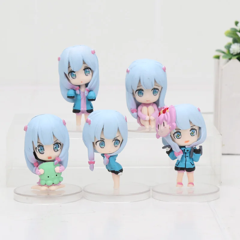 5pcs/set Eromanga Sensei Izumi Sagiri PVC Action Figures Collectible Model Toys Dolls New Year Gifts
5pcs/set Eromanga Sensei Izumi Sagiri PVC Action Figures Collectible Model Toys Dolls New Year Gifts