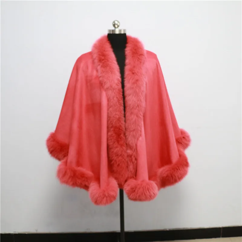 Free shipping, Drop shipping, cashmere cape with real fox fur trim length 70cm for adult without hood fox shawl
Free shipping, Drop shipping, cashmere cape with real fox fur trim length 70cm for adult without hood fox shawl