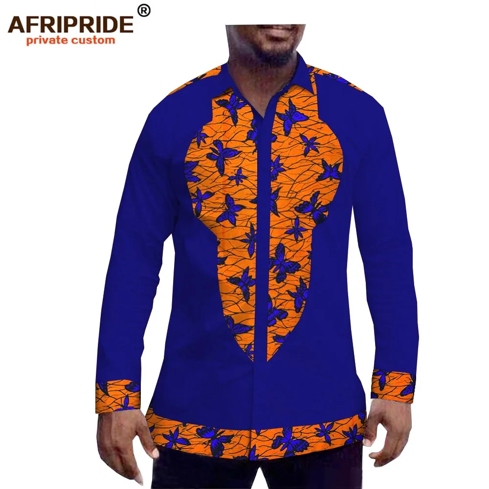 african ankara print t-shirt for men AFRIPRIDE customized long sleeves single breasted men's casual shirt A1912004
african ankara print t-shirt for men AFRIPRIDE customized long sleeves single breasted men's casual shirt A1912004