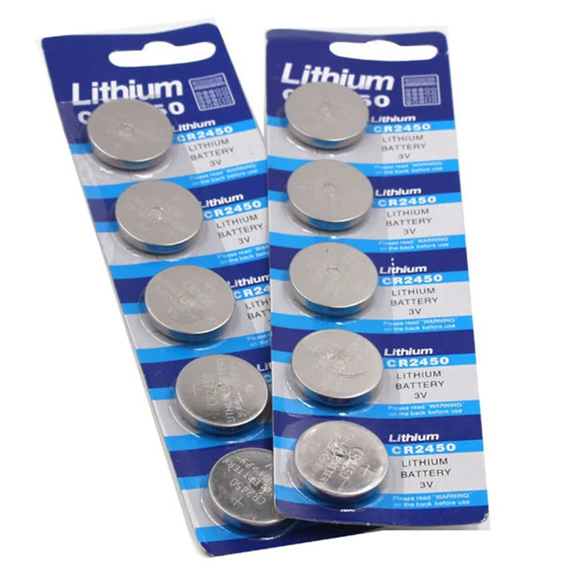 Cheap 5Pcs CR2450 3V CR 2450 DL2050 BR2450 Lithium Battery Button Cell Batteries Battery Cell Button For Toys Remote Scale
Cheap 5Pcs CR2450 3V CR 2450 DL2050 BR2450 Lithium Battery Button Cell Batteries Battery Cell Button For Toys Remote Scale