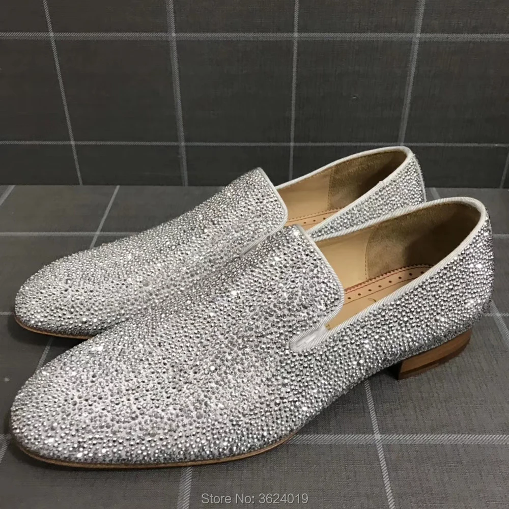 Low heel Dress shoe cl andgz Slip On Silver Rhinestone diamond Red bottoms For Men Sports Shoes Sneakers Cow leather casual Flat
Low heel Dress shoe cl andgz Slip On Silver Rhinestone diamond Red bottoms For Men Sports Shoes Sneakers Cow leather casual Flat