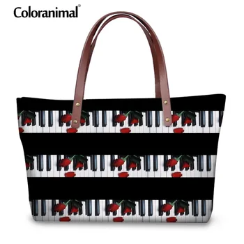 Coloranimal Large Women Tote Bag Fashion Casual Ladies Luxury Design Handbags Piano Keyboard Print Women's Feminino Shoulder Bag
Coloranimal Large Women Tote Bag Fashion Casual Ladies Luxury Design Handbags Piano Keyboard Print Women's Feminino Shoulder Bag