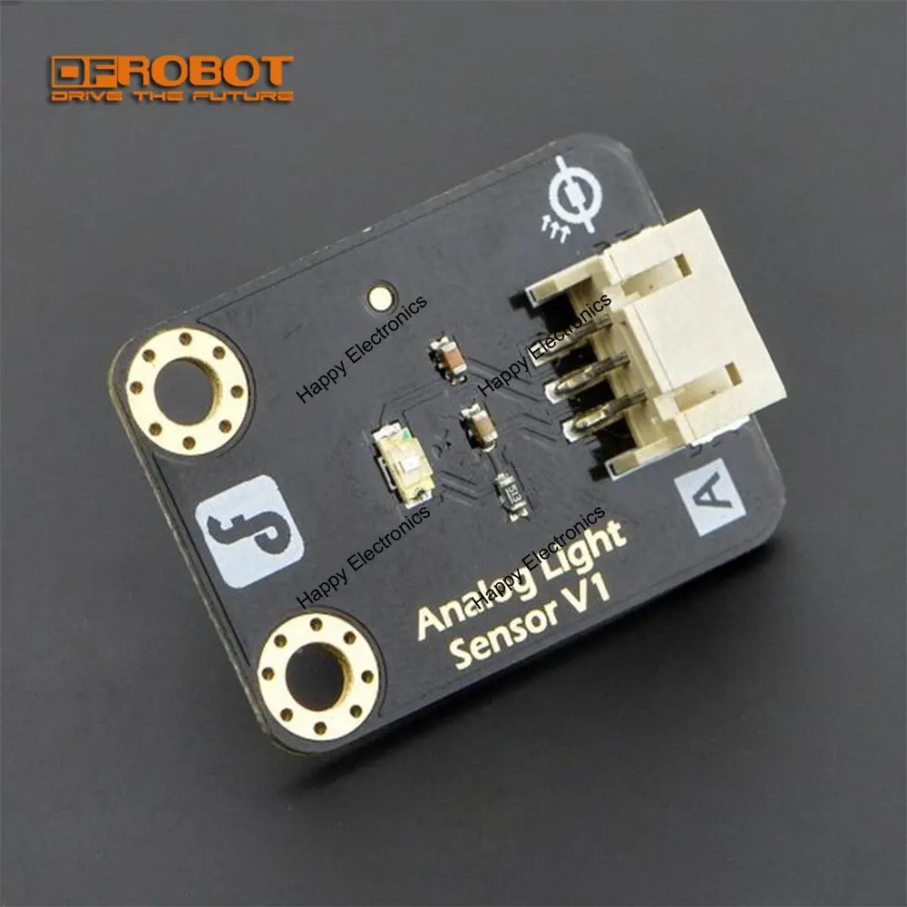 DFRobot Analog Ambient visible Light Sensor LX1972 3~5.5V 1~800Lux with temperature compensation for Arduino
DFRobot Analog Ambient visible Light Sensor LX1972 3~5.5V 1~800Lux with temperature compensation for Arduino