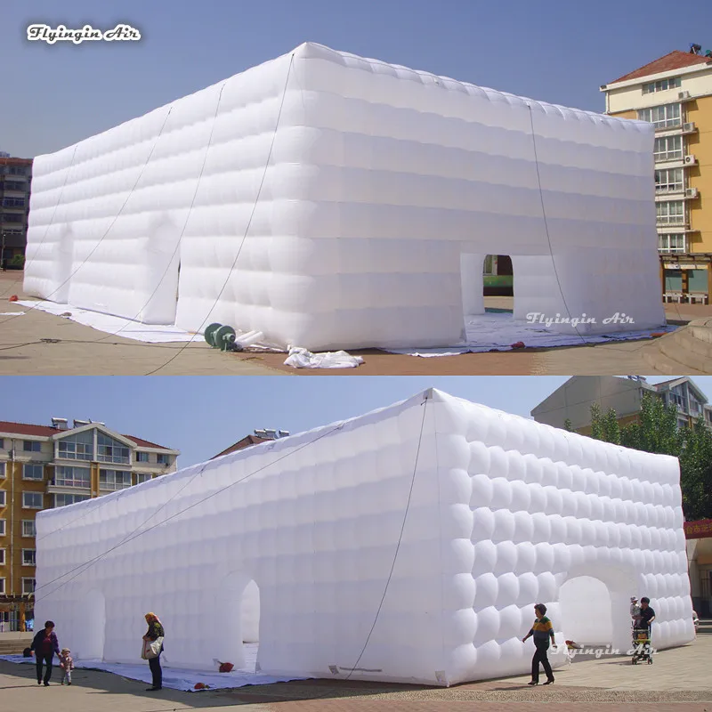 Customized Wedding and Party Marquee 20m*10m*7m White Large Inflatable Cube Tent for Advertising Display and Exhibition Event
Customized Wedding and Party Marquee 20m*10m*7m White Large Inflatable Cube Tent for Advertising Display and Exhibition Event
