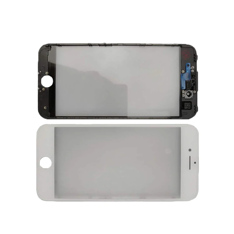 For iPhone 7G 7P 8G8P Glass with Bezel Frame +OCA+Camera Holder+Sensor Holder+Ear Mesh (3)