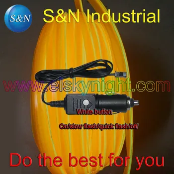 DC12V cigar plug el controller/driver/inverter+3meter Lemon el wire with skirt /flat edge for car decoration free shipping
DC12V cigar plug el controller/driver/inverter+3meter Lemon el wire with skirt /flat edge for car decoration free shipping