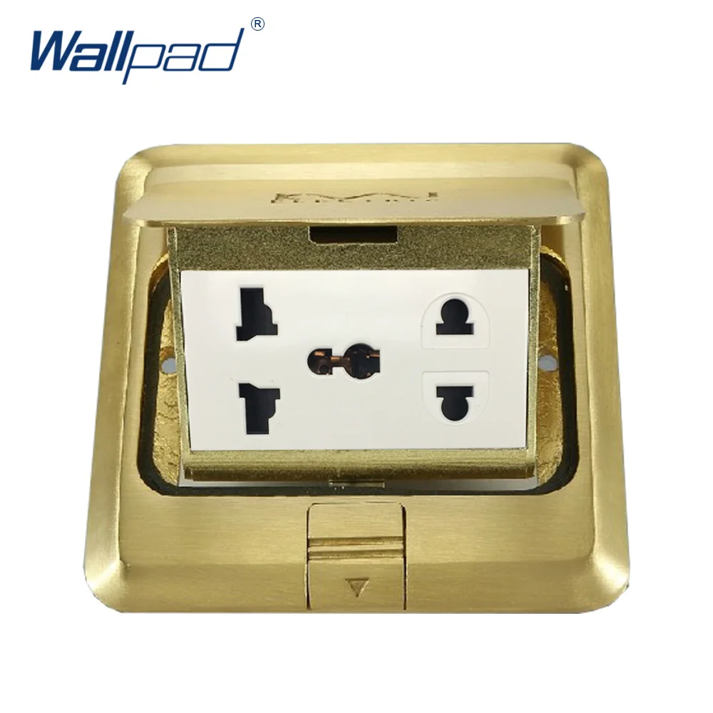 5 Pin Universal Floor Socket Wallpad Luxury Copper and SS304 Panel Damping Slow Open For Ground With Mouting Box AC110-250V
5 Pin Universal Floor Socket Wallpad Luxury Copper and SS304 Panel Damping Slow Open For Ground With Mouting Box AC110-250V