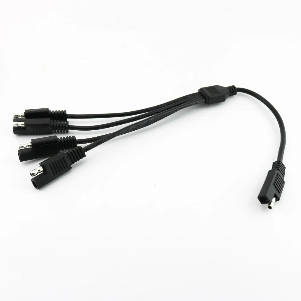 20x DC Power Battery SAE Male To 4x SAE Male Plug Automotive Connector Adapter Cable Cord 37cm
20x DC Power Battery SAE Male To 4x SAE Male Plug Automotive Connector Adapter Cable Cord 37cm