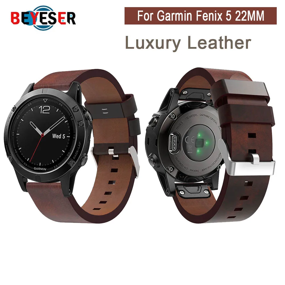 Sport Watch Bracelet Watchbands Genuine Leather Strap Watch Band Watch Accessories Wristband For Garmin Fenix 5 6 Watchband 22mm
Sport Watch Bracelet Watchbands Genuine Leather Strap Watch Band Watch Accessories Wristband For Garmin Fenix 5 6 Watchband 22mm