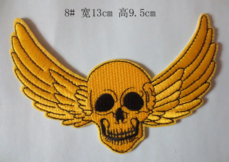 flying skull Exquisite Embroidry Patches for Jacket Back Vest Motorcycle Club Biker 13*9.5cm
flying skull Exquisite Embroidry Patches for Jacket Back Vest Motorcycle Club Biker 13*9.5cm