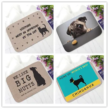 Dog Mats Flannel Doormat For Entrance Door Anti-slip Area Rug For Living Room Bathroom Floor Mats Kids Bedroom Mats
Dog Mats Flannel Doormat For Entrance Door Anti-slip Area Rug For Living Room Bathroom Floor Mats Kids Bedroom Mats
