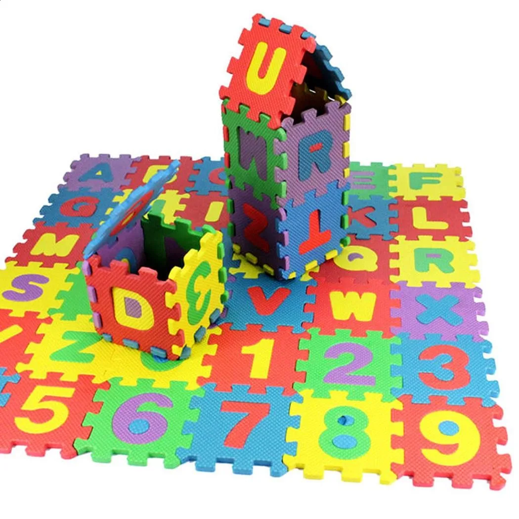 1PCS 5cm*5cm EVA Foam Mats For Baby Kids Alphanumeric Educational Puzzle Carpet Playmat Toy Children Infant Boys Girls | Игрушки и хобби