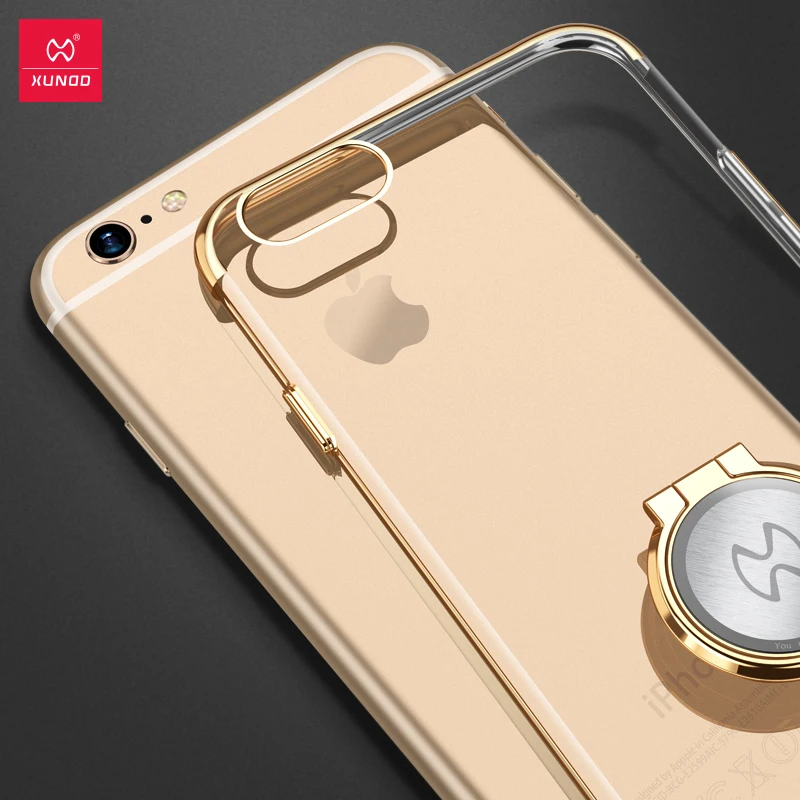 XUNDD Electroplated Transparent Hard case for iPhone 6/6S/7/7P/8/8P With Ring Stand holder thin shell Perfect Fit Cover Jazz
XUNDD Electroplated Transparent Hard case for iPhone 6/6S/7/7P/8/8P With Ring Stand holder thin shell Perfect Fit Cover Jazz