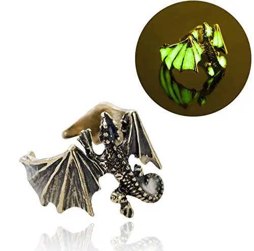 18mm Adjustable Vintage Glow in The Dark Luminous Dragon Rings for Men Women Rings
18mm Adjustable Vintage Glow in The Dark Luminous Dragon Rings for Men Women Rings