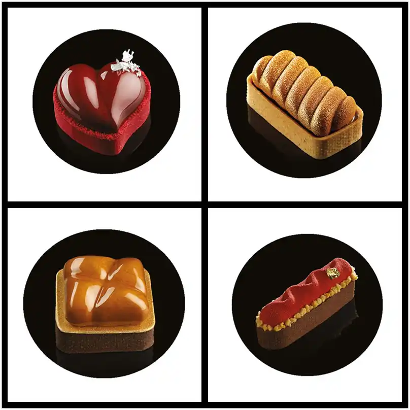 Shenhong Amazing Tart Cake Mold For Baking Dessert Ring Art Mousse