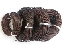 5 Meters High Quality Dark Brown 1.5mm 2mm 3mm 5mm Round Genuine Soft Leather Findings Cord String Lace Rope
5 Meters High Quality Dark Brown 1.5mm 2mm 3mm 5mm Round Genuine Soft Leather Findings Cord String Lace Rope
