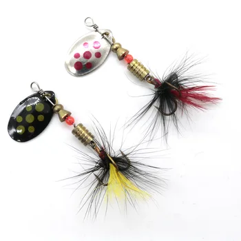 Spinner Spoon Lures Rotating 5.7 cm 4.5g Fishing Lure metal sequins bait Hooks for Bass Trout Perch pike rotating Fishing props
Spinner Spoon Lures Rotating 5.7 cm 4.5g Fishing Lure metal sequins bait Hooks for Bass Trout Perch pike rotating Fishing props