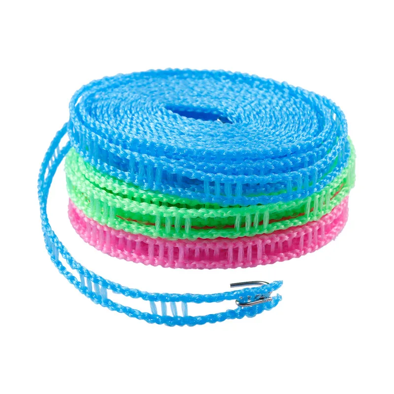 Sale 1PC 3 Meters Windbreak Clotheslines Random Color 5 Meters Cloth Hanging Rope Non-slip Clothes Dryer Outdoor
Sale 1PC 3 Meters Windbreak Clotheslines Random Color 5 Meters Cloth Hanging Rope Non-slip Clothes Dryer Outdoor