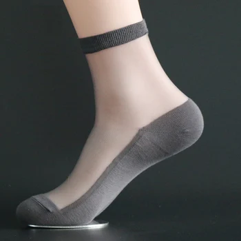 5 Pack Men Summer Crystal Crew Socks Teen Ultra-Thin No-slip Transparent Invisible Cotton Bottom Tube Glass Meias Simple Sokken
5 Pack Men Summer Crystal Crew Socks Teen Ultra-Thin No-slip Transparent Invisible Cotton Bottom Tube Glass Meias Simple Sokken