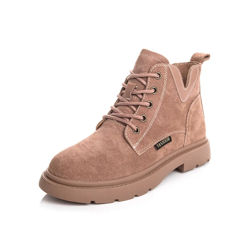 Martin boots new style pure leather, short boots, walking shoes, outdoor flat bottomed anti slip fitness sports women's shoes
Martin boots new style pure leather, short boots, walking shoes, outdoor flat bottomed anti slip fitness sports women's shoes