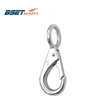 BSET MATEL Marine Grade 316 Rigid Loaded Fixed Eye Spring Clip Snap Hook Carabiner Marine Hardware Accessories for Boats Sailing
BSET MATEL Marine Grade 316 Rigid Loaded Fixed Eye Spring Clip Snap Hook Carabiner Marine Hardware Accessories for Boats Sailing
