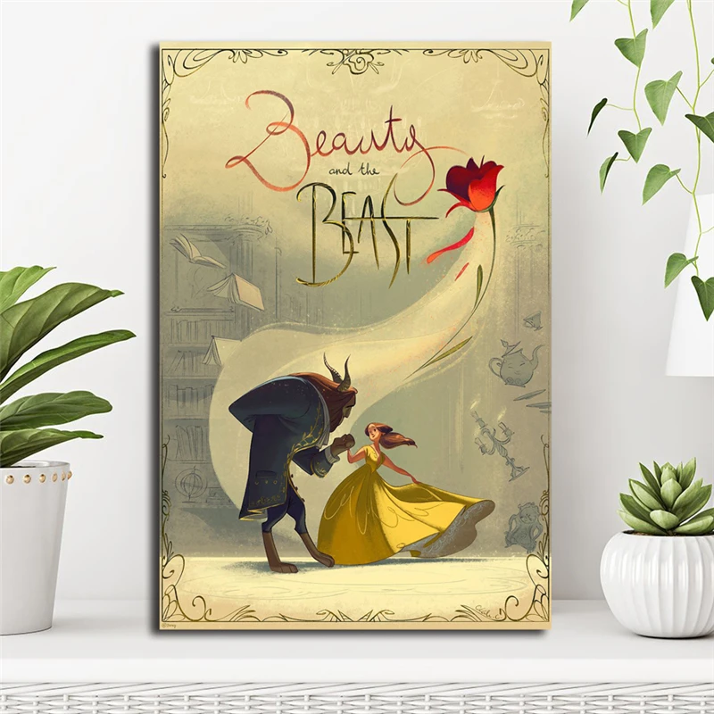 Movie Beauty And The Beast Vintage Canvas Posters Prints Wall Art Painting Decorative Picture Modern Home Decoration Accessories
Movie Beauty And The Beast Vintage Canvas Posters Prints Wall Art Painting Decorative Picture Modern Home Decoration Accessories