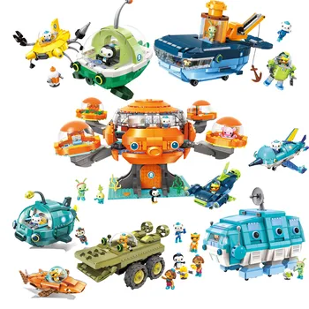 Octonauts Building Block Octopod Gup Submarine Boat Oct-Pod with GUP-C GUP-E GUP-D GUP-K GUP-I Brick set for Children Gift
Octonauts Building Block Octopod Gup Submarine Boat Oct-Pod with GUP-C GUP-E GUP-D GUP-K GUP-I Brick set for Children Gift