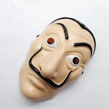 500 pcs/lot Money Heist The House Of Paper La Casa De Papel Dali Plastic Mask Halloween Carnival Salvador Dali Full Face Masks
500 pcs/lot Money Heist The House Of Paper La Casa De Papel Dali Plastic Mask Halloween Carnival Salvador Dali Full Face Masks