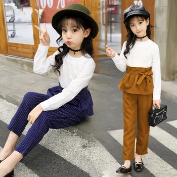 Children Clothing Spring Autumn Patchwork Dress + Dress Girls Clothing Sets Striped Teen Clothes For Girls 8 10 12 14 Years
Children Clothing Spring Autumn Patchwork Dress + Dress Girls Clothing Sets Striped Teen Clothes For Girls 8 10 12 14 Years