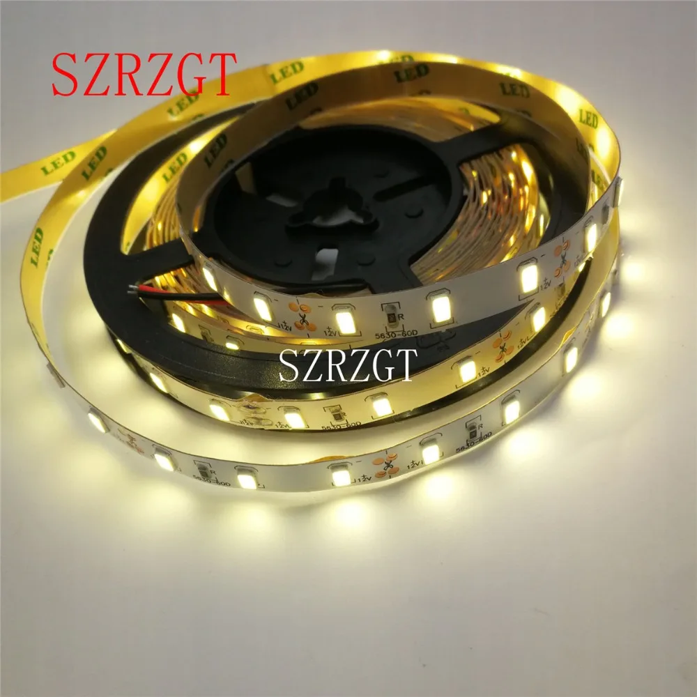 led strip light 4000k 5630 5730 DC12V 300leds 5m NO Waterproof stripe flexible diode tape | Лампы и освещение
