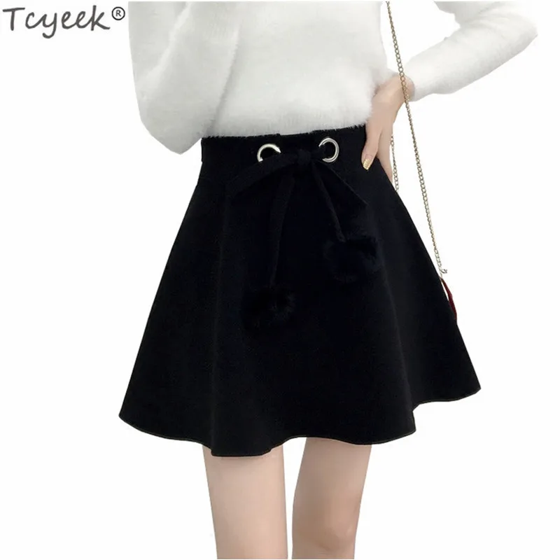 Tcyeek Womens New Fashion Mini Skirts 2020 Spring Thick Short Skirt Office Ladies Autumn Sexy Clothing Korean Style Cloth LWL212 | Женская