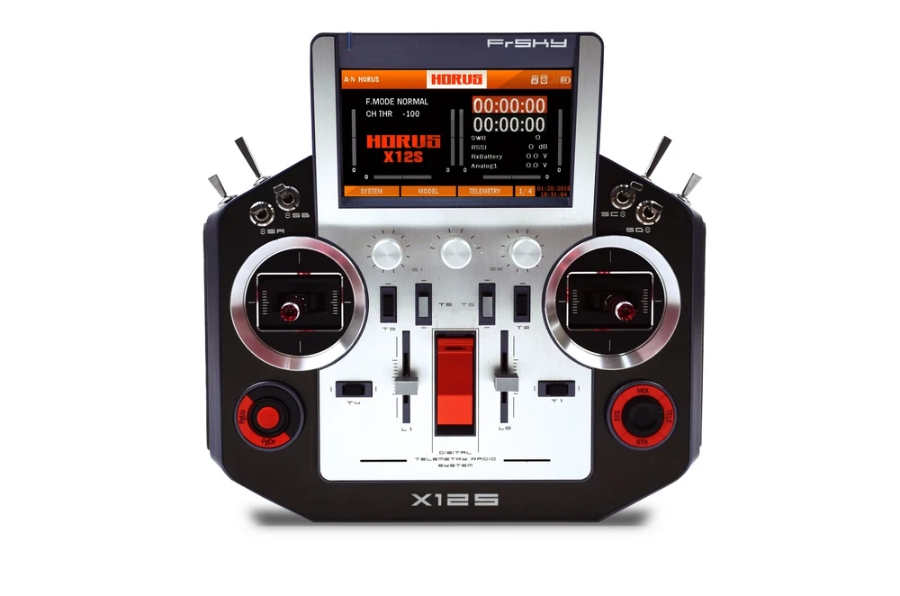 Newest Perfect Frsky Horus X12S 16CH Remote Control with Built-in GPS / 6-axis Sensors
Newest Perfect Frsky Horus X12S 16CH Remote Control with Built-in GPS / 6-axis Sensors