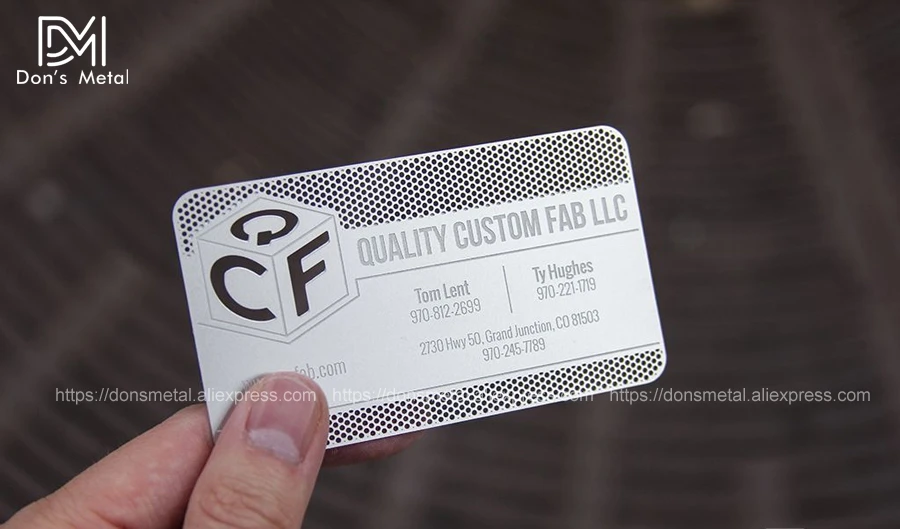 Metal business card metal membership card design production personality stainless steel business card metal card custom 