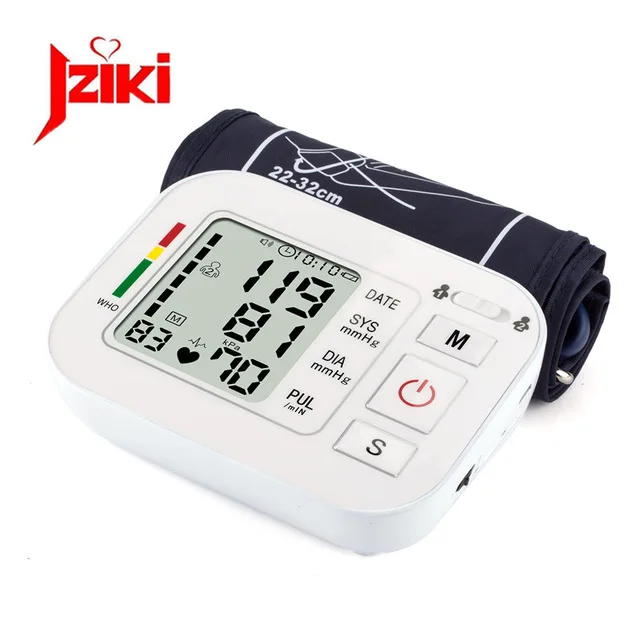 

Digital Upper Arm Blood Pressure Monitors Pulse tonometer Portable health care bp Blood Pressure Monitor meters sphygmomanometer