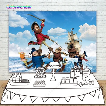 Photography Background Pirate Captain with Crew 7x5ft Pirate Ship Ocean Scenery Cartoon Backdrops for Photo Booth Studio Prop
Photography Background Pirate Captain with Crew 7x5ft Pirate Ship Ocean Scenery Cartoon Backdrops for Photo Booth Studio Prop