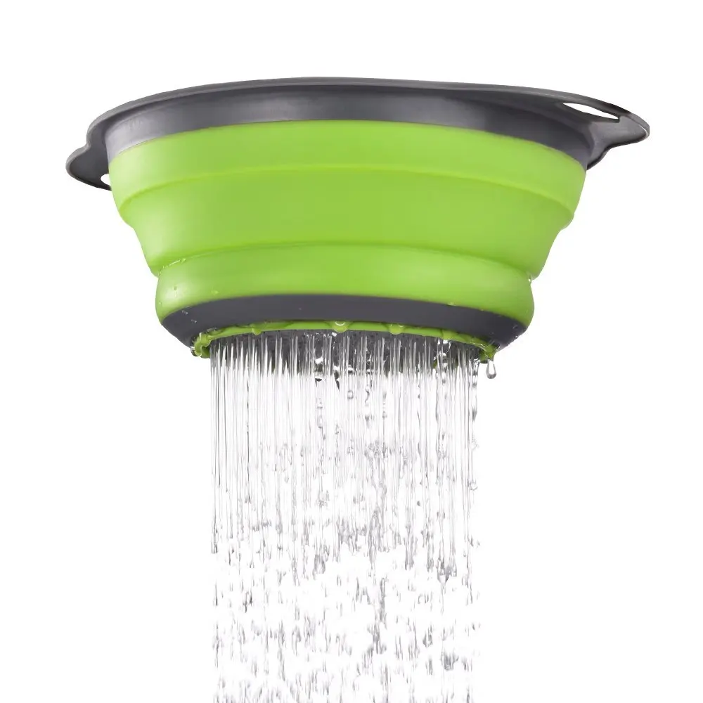 Green Collapsible Colander 2 sets, Kitchen Foldable Silicone Strainer, Environmentally Friendly Non-Toxic Easy to Clean,
Green Collapsible Colander 2 sets, Kitchen Foldable Silicone Strainer, Environmentally Friendly Non-Toxic Easy to Clean,