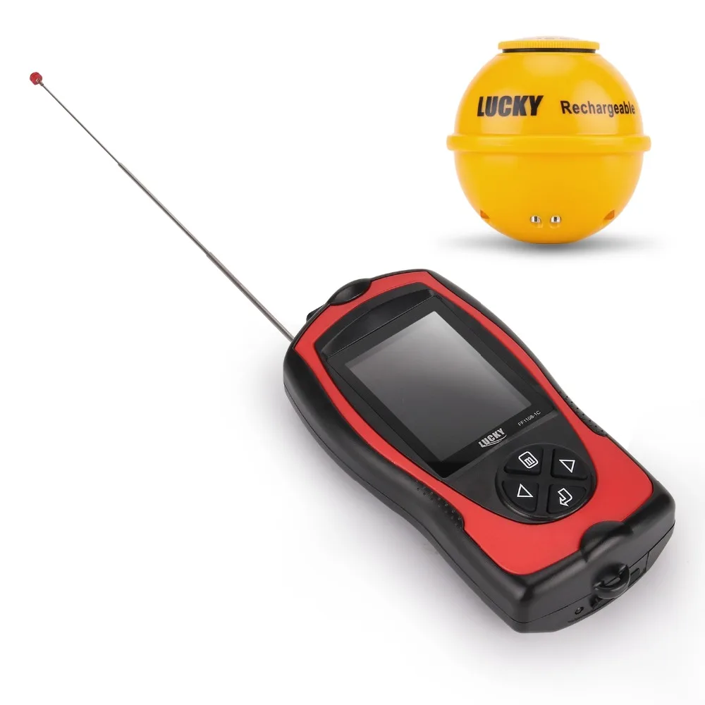 Sonar Fish Finder for Fishing FF1108-1CWLA Wireless Sonar Color Fishfinder 147ft45m Water Depth Sonar Pesca Transducer Fishing (20)