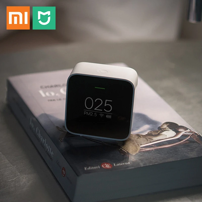 xiaomi mijia PM2.5 detector easy read OLED screen PM 2.5 portable work Mi Air Purifier for smart home Air quality monitor
xiaomi mijia PM2.5 detector easy read OLED screen PM 2.5 portable work Mi Air Purifier for smart home Air quality monitor