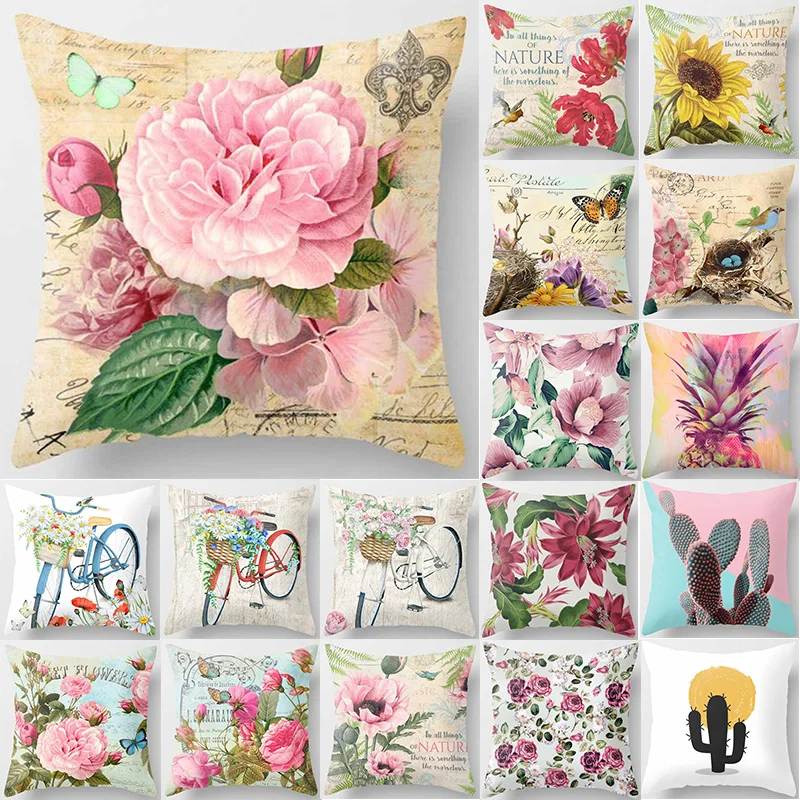 Tropical cactus pineapple flowers plants pillow cases square two sides printing Helianthus annuus pillow covers
Tropical cactus pineapple flowers plants pillow cases square two sides printing Helianthus annuus pillow covers