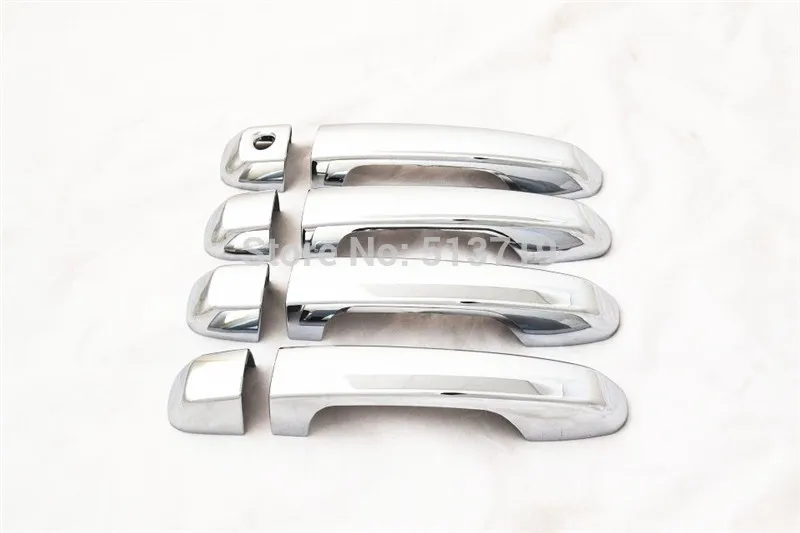 ABS chrome 1 key hole door handle cover fit for Toyota Prado 2014 8pcs per set | Автомобили и мотоциклы