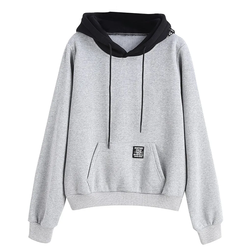 Harajuku Hoodies Women Long Sleeve Pocket Patchwork Pullover Strappy Oversize Hoodie Sweatshirt Streetwear Top Sudadera Mujer
Harajuku Hoodies Women Long Sleeve Pocket Patchwork Pullover Strappy Oversize Hoodie Sweatshirt Streetwear Top Sudadera Mujer