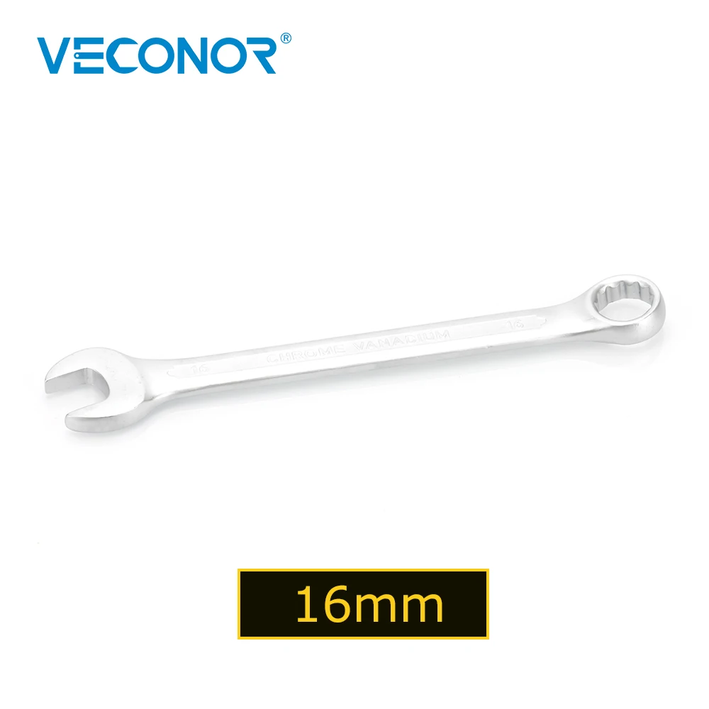 

Veconor 16mm Open Box End Combination Wrench Chrome Vanadium Opened Ring Combo Spanner Household Car repair Hand Tools 16 mm